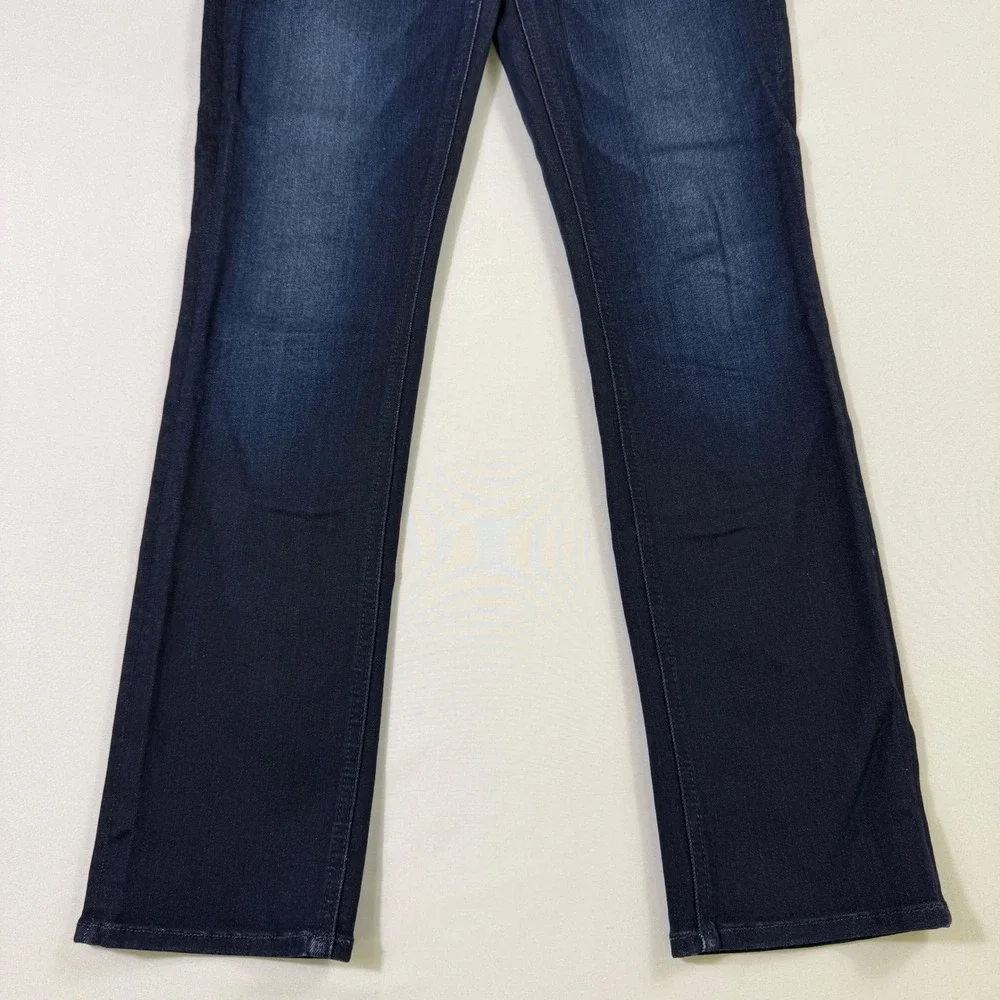 Mother Jeans The Mid Rise Dazzler Ankle Women 26 Now Or Never Dark Wash Straight
